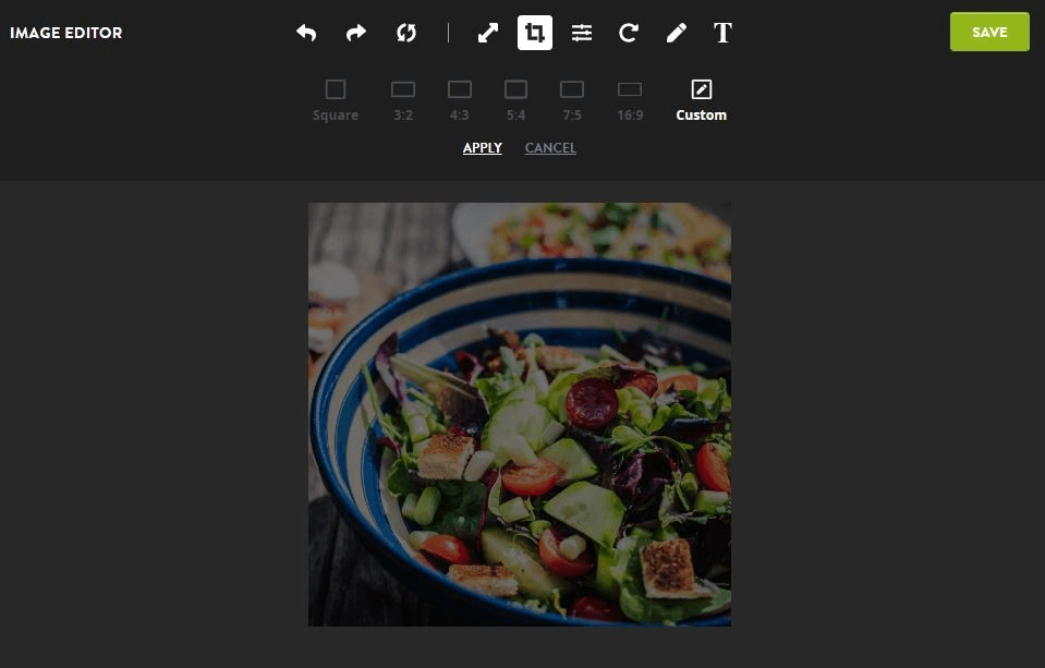 透過 Strikingly 調整圖片尺寸和角度 透過 Strikingly 調整圖片尺寸和角度